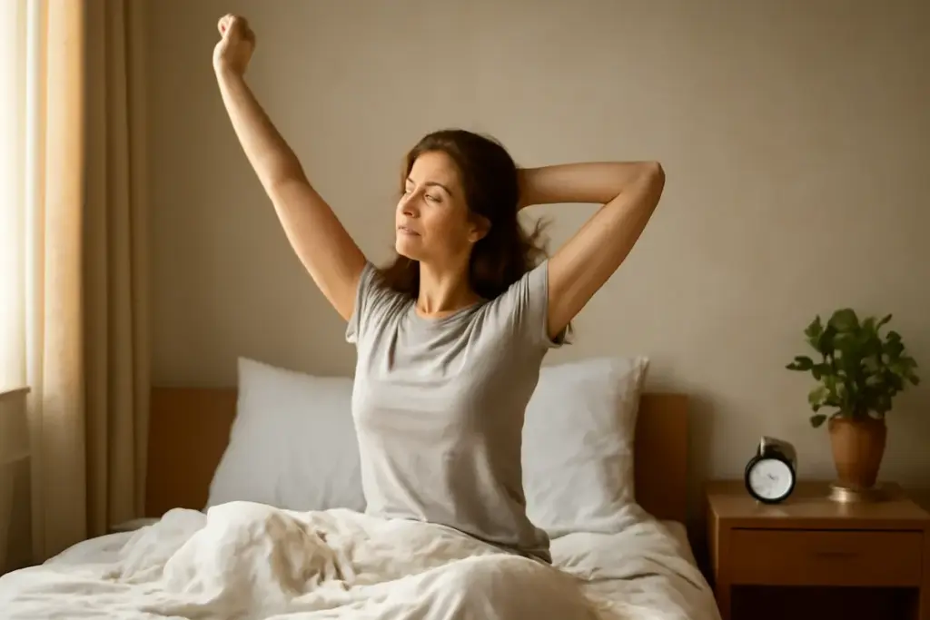 Stretching al risveglio: la sequenza ideale per combattere la stanchezza mattutina e partire con energia